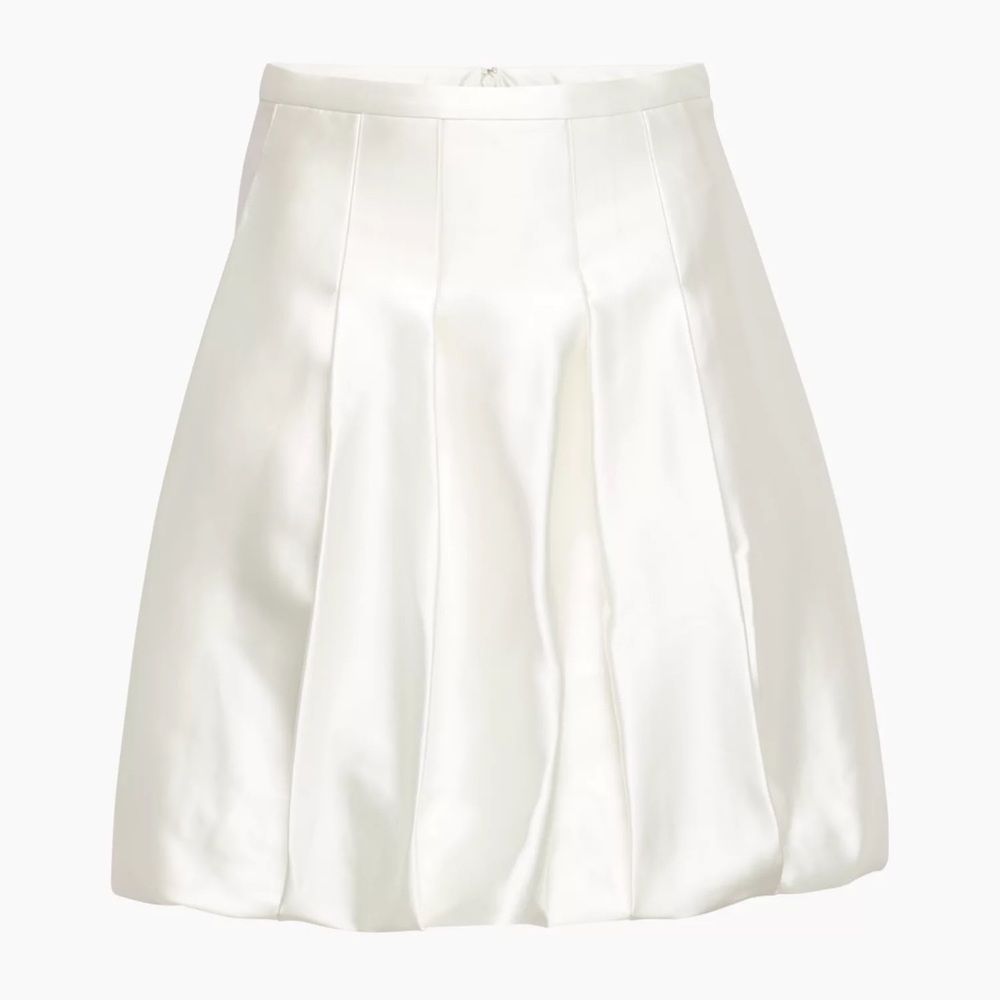 Aritzia mini satin skirt